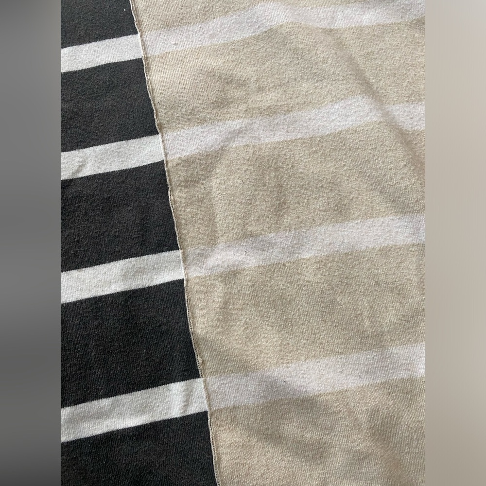 Free People Uptown Stripe Crewneck Pullover Sweater Oatmeal Combo Small - Picture 6 of 11